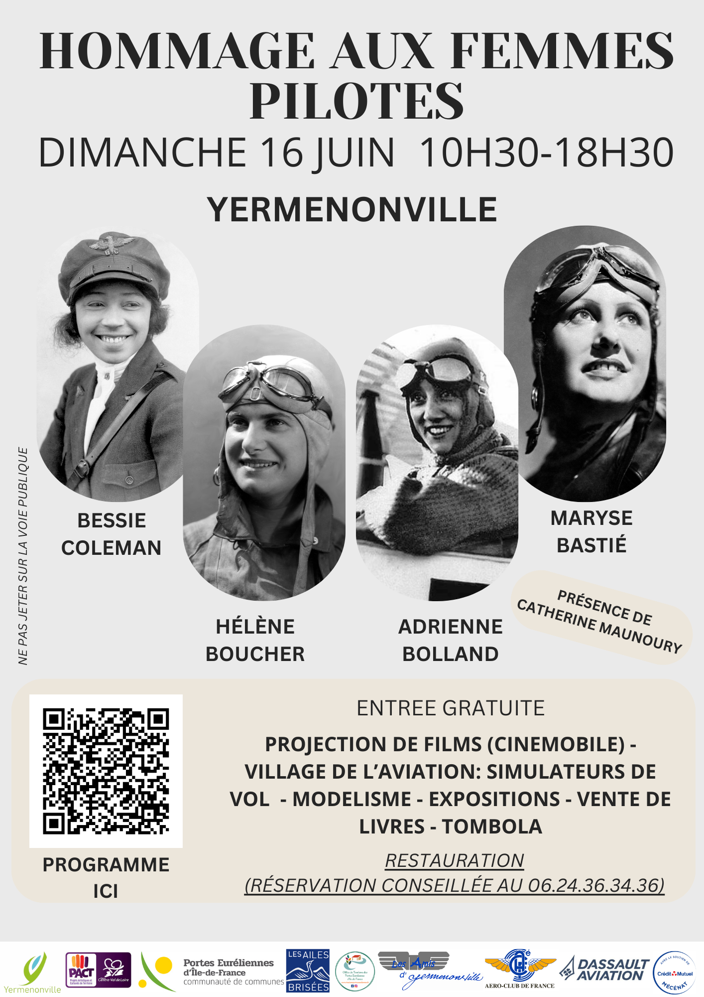 Hommage aux femmes pilotes