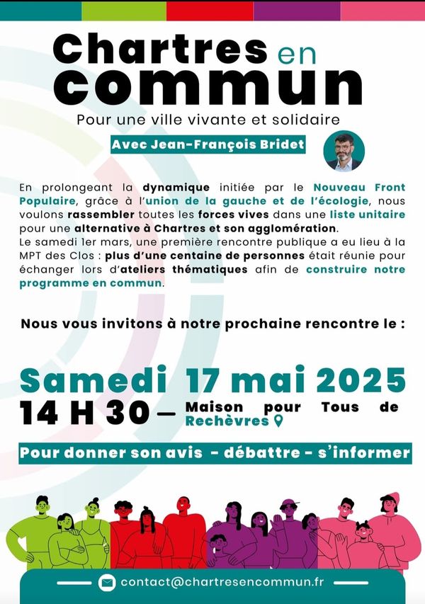 LA grande réunion de Chartres en commun