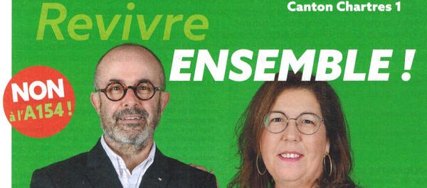 Chartres 1 : Sandra Renda et Gérard Leray disent NON à l'A154 !