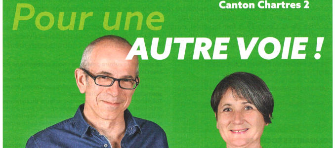 Chartres 2 : Muriel Mottin et Eric Wolff, l'écologie à Coeur