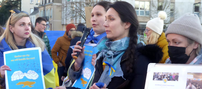 Solidarité avec l'Ukraine agressée : manif samedi 5 mars à 16 heures place Châtelet